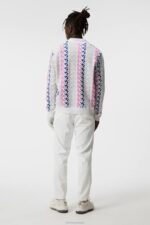 Vice Knitted Sweater Pink Painted Bridge Men J.Lindeberg Clothing 66XF564