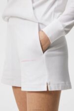 Vice Shorts White Women J.Lindeberg Clothing 66XF1813 - Image 4