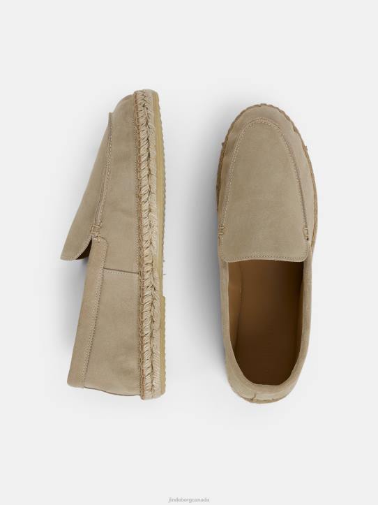 Vin Suede Espadrille Safari Beige Men J.Lindeberg Accessory 66XF1258 - Image 2