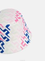 Wave Print Bucket Hat Pink Painted Bridge Women J.Lindeberg Accessory 66XF1976 - Image 2
