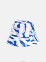 Wave Print Bucket Hat Purple Painted Zebra Women J.Lindeberg Accessory 66XF1975