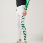 West Compression Tights White Men J.Lindeberg Clothing 66XF2237