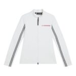 Wildcat Full Zip Mid Layer White Women J.Lindeberg Clothing 66XF1782