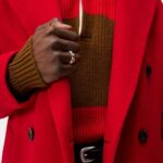 Willy Wool Coat Fiery Red Men J.Lindeberg Clothing 66XF909