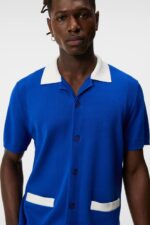 Wynn Knitted Shirt Surf the Web Men J.Lindeberg Clothing 66XF563 - Image 3