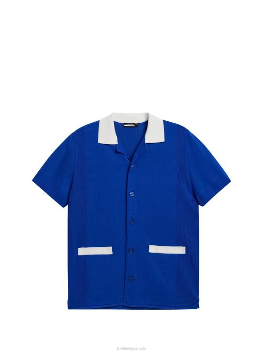 Wynn Knitted Shirt Surf the Web Men J.Lindeberg Clothing 66XF563 - Image 5