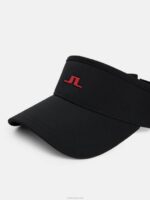 Yaden Visor Black Men J.Lindeberg Accessory 66XF774 - Image 2