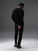 Yuri Merino Sweater Black Men J.Lindeberg Clothing 66XF2282