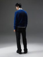 Yuri Merino Sweater Navy Peony Men J.Lindeberg Clothing 66XF2281