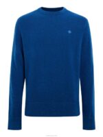Yuri Merino Sweater Navy Peony Men J.Lindeberg Clothing 66XF2281 - Image 4