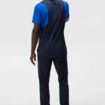 Zak Polo Navy Men J.Lindeberg Clothing 66XF64