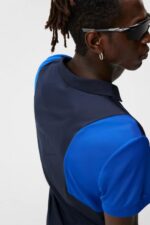 Zak Polo Navy Men J.Lindeberg Clothing 66XF64 - Image 3