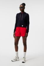 Zania Knitted Hoodie Navy Women J.Lindeberg Clothing 66XF1833 - Image 2