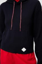 Zania Knitted Hoodie Navy Women J.Lindeberg Clothing 66XF1833 - Image 4