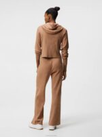 Zania Knitted Hoodie Tiger Brown Women J.Lindeberg Clothing 66XF1834