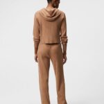 Zania Knitted Pant Tiger Brown Women J.Lindeberg Clothing 66XF1724