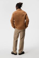 Zeke Pile Mid Layer Chipmunk Men J.Lindeberg Clothing 66XF502