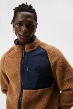 Zeke Pile Mid Layer Chipmunk Men J.Lindeberg Clothing 66XF502 - Image 3