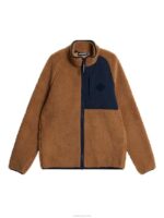Zeke Pile Mid Layer Chipmunk Men J.Lindeberg Clothing 66XF502 - Image 5