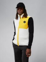 Zeke Pile Vest Cloud White Men J.Lindeberg Clothing 66XF2350