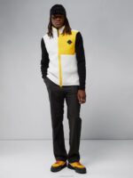 Zeke Pile Vest Cloud White Men J.Lindeberg Clothing 66XF2350 - Image 3