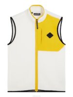 Zeke Pile Vest Cloud White Men J.Lindeberg Clothing 66XF2350 - Image 5