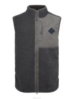 Zeke Pile Vest Volcanic Ash Men J.Lindeberg Clothing 66XF2349 - Image 5