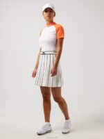 Zelda Golf Top White Croco Women J.Lindeberg Clothing 66XF2643 - Image 2