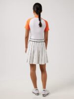 Zelda Golf Top White Croco Women J.Lindeberg Clothing 66XF2643