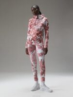 Zena Print Tights Hibiscus Pink Women J.Lindeberg Clothing 66XF1761 - Image 2