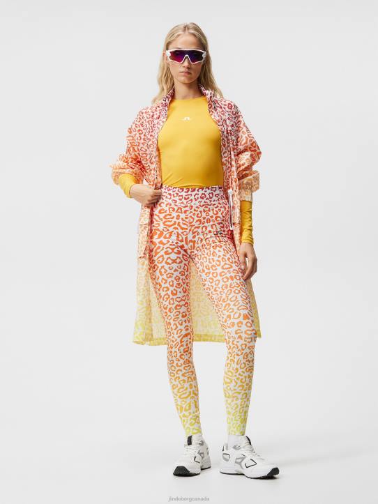 Zena Print Tights Leo Reflect Sunset Women J.Lindeberg Clothing 66XF1856 - Image 2