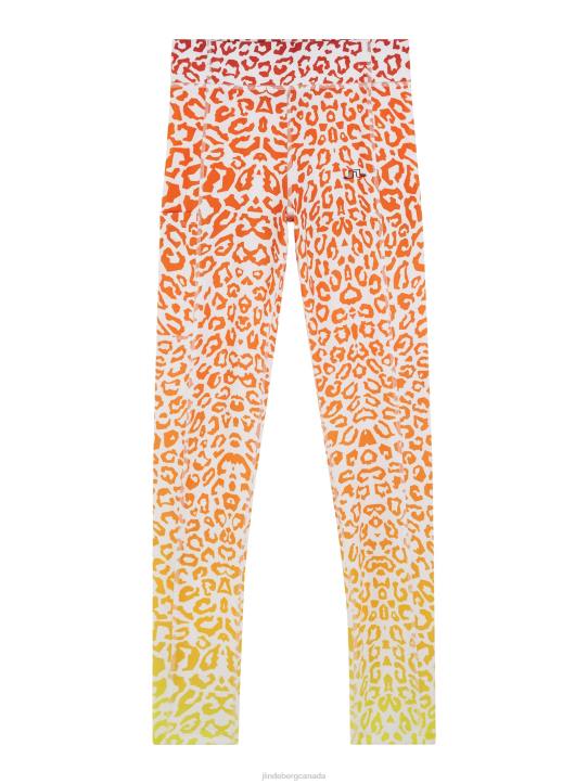 Zena Print Tights Leo Reflect Sunset Women J.Lindeberg Clothing 66XF1856 - Image 4