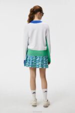 Zoe Knitted Sweater White Women J.Lindeberg Clothing 66XF1766 - Image 2
