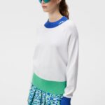 Zoe Knitted Sweater White Women J.Lindeberg Clothing 66XF1766