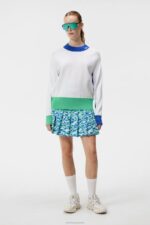 Zoe Knitted Sweater White Women J.Lindeberg Clothing 66XF1766 - Image 3