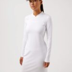 Zola Golf Dress White Women J.Lindeberg Clothing 66XF2738