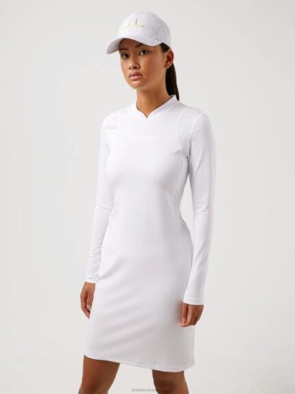 Zola Golf Dress White Women J.Lindeberg Clothing 66XF2738